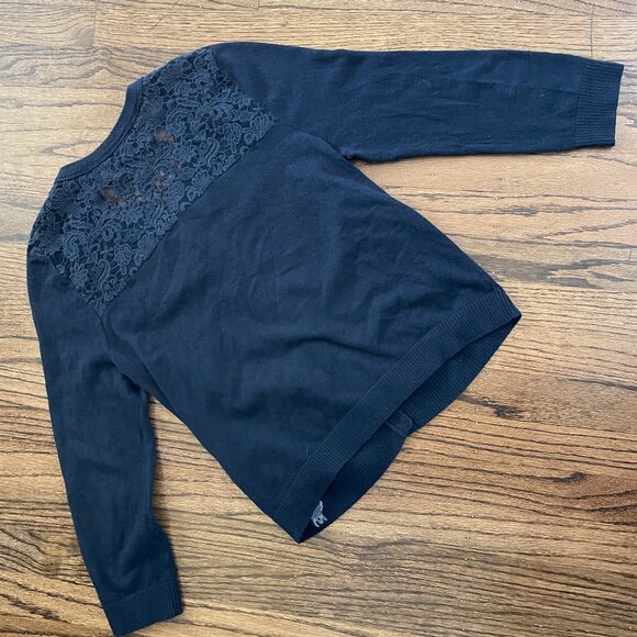 Abercrombie & Fitch Women's Lace Back Cardigan - Size Large - Picture 4 of 8